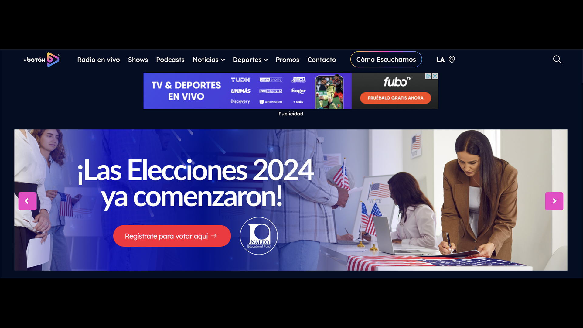 Entravision Joins forces with NALEO Educational Fund to Bolster Latino participation in the 2024 November Presidential Election